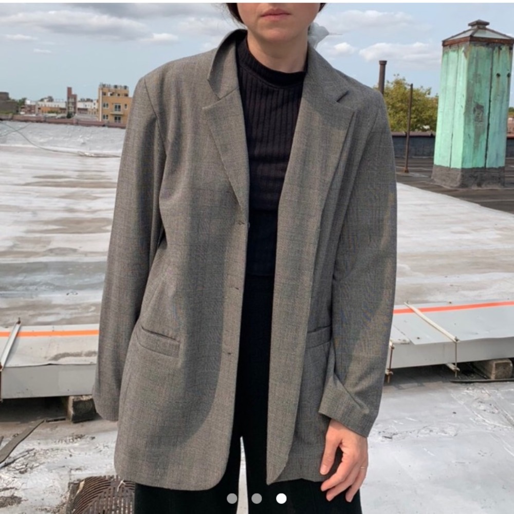 Vintage grey 90s blazer